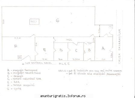 inchiriez  imobil cu 6 camere(100 mp) + curte(250 mp),situat in braila str de lukoil,ptr spatii cu